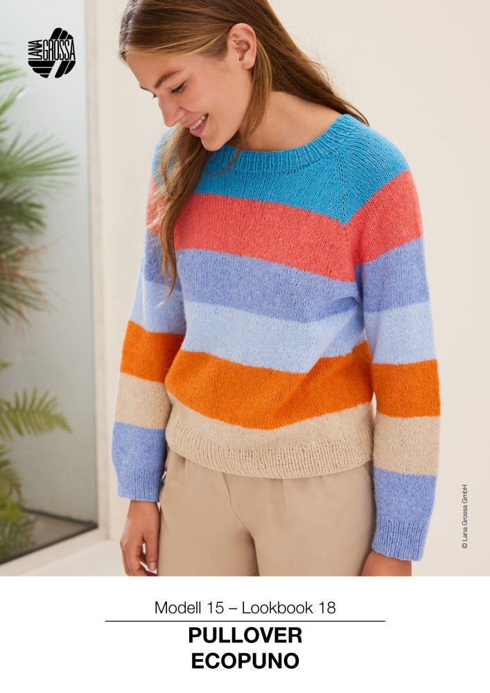Blockstreifen-Pullover Ecopuno