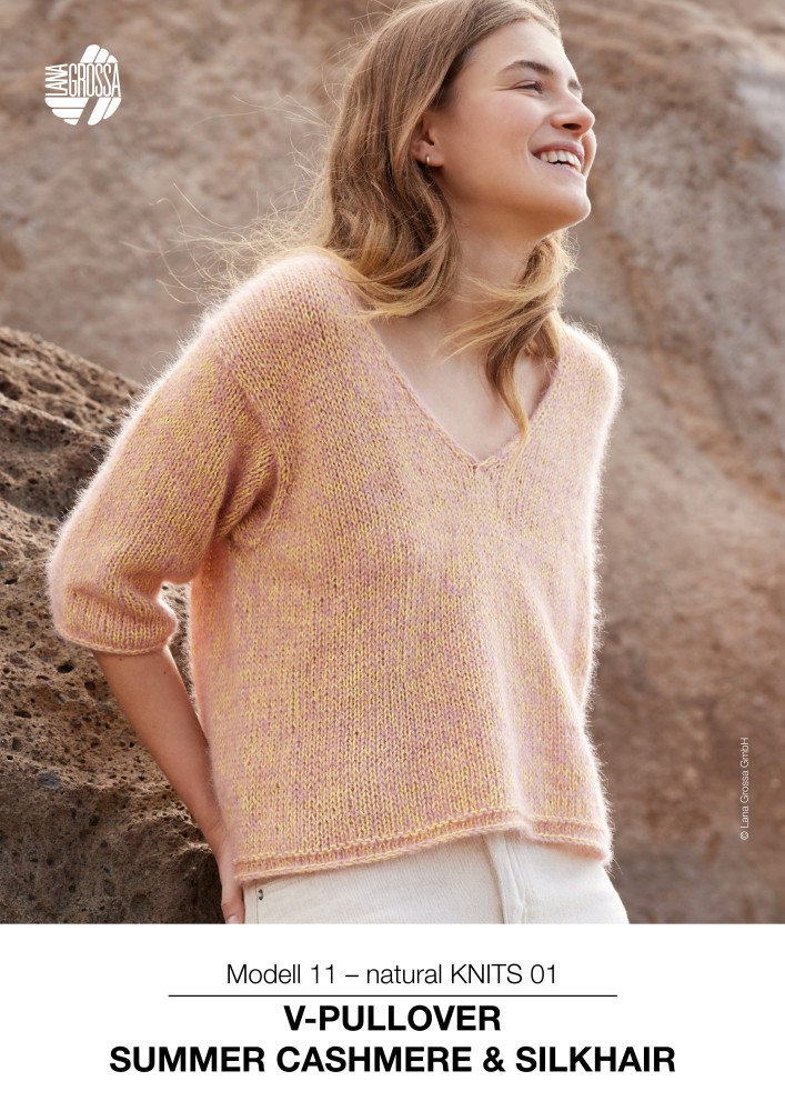 V-Pullover Summer Cashmere & Silkhair