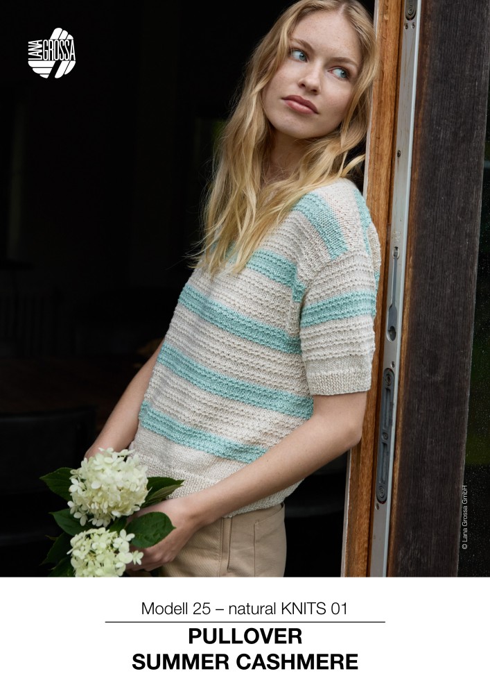 Pullover Summer Cashmere im Strukturmuster