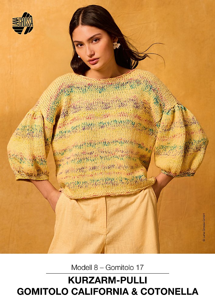 Kurzarm-Pulli Modell 8 Gomitolo 17