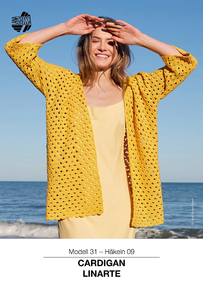 Cardigan "Linarte" im Bogenmuster
