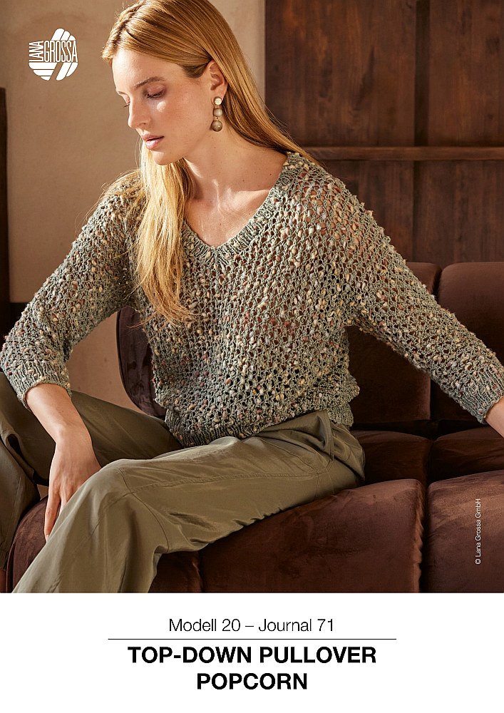 Top-Down Pullover Popcorn