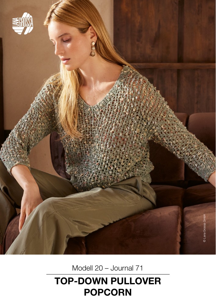 Top-Down Pullover Popcorn