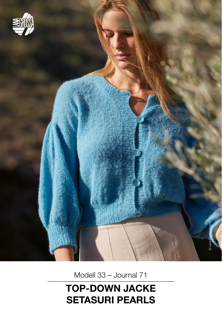 Top-Down Jacke Setasuri Pearls