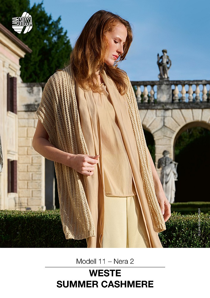 Weste Summer Cashmere Modell 11 – Nera 2