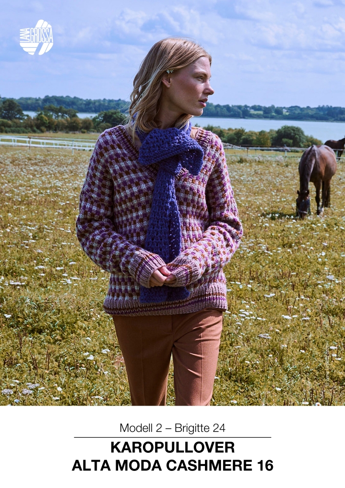 Karopullover Alta Moda Cashmere 16
