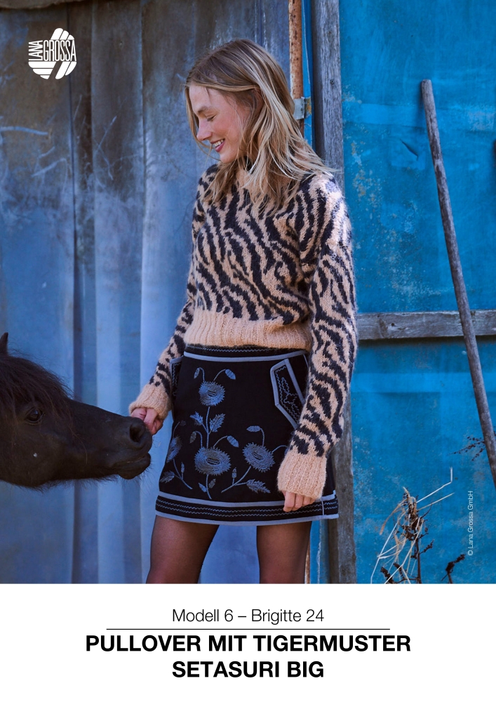 Pullover mit Tigermuster "Setasuri Big"