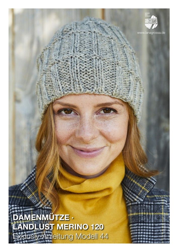Damenmütze Landlust Merino 120 Modell 44