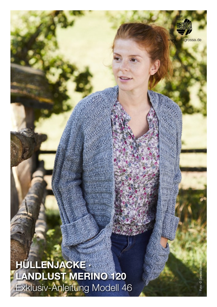Hüllenjacke Landlust Merino 120
