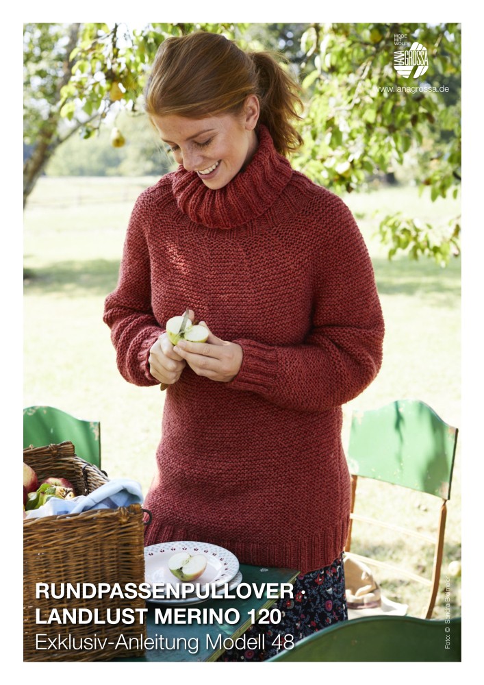 Rundpassenpullover Landlust Merino 120