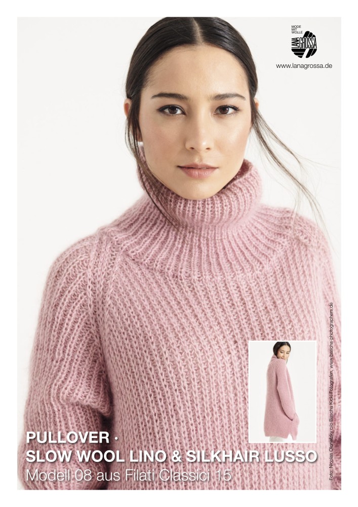 Pullover Slow Wool Lino & Silkhair Lusso