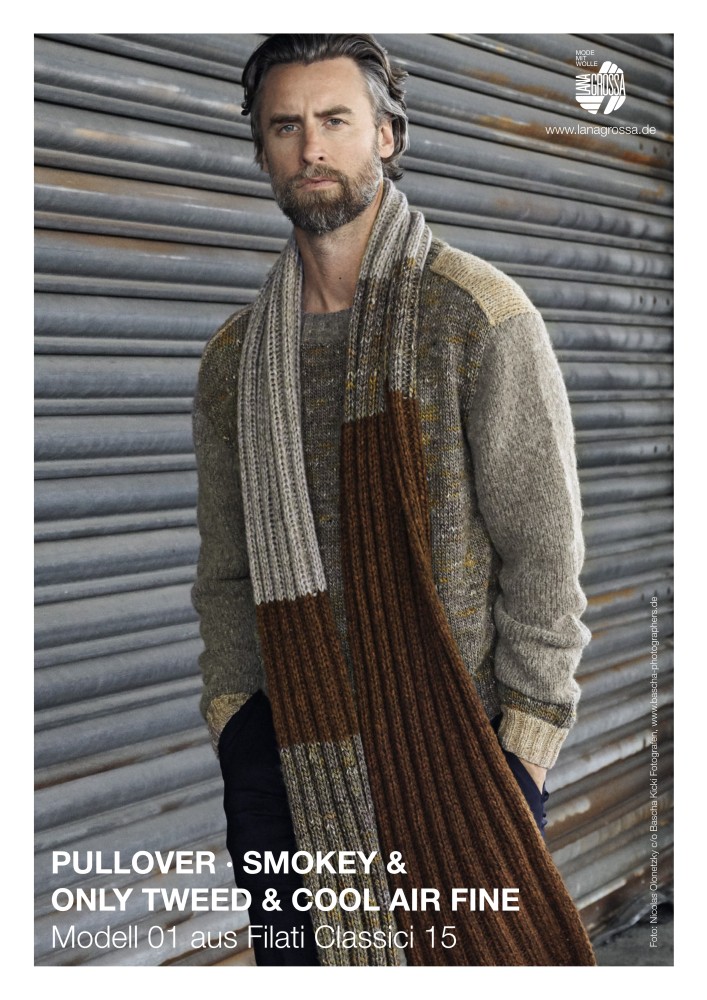 Pullover Smokey & Only Tweed & Cool Air Fine