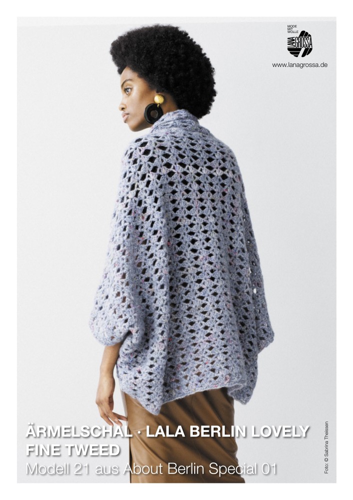 Ärmelschal Lala Berlin Lovely Fine Tweed