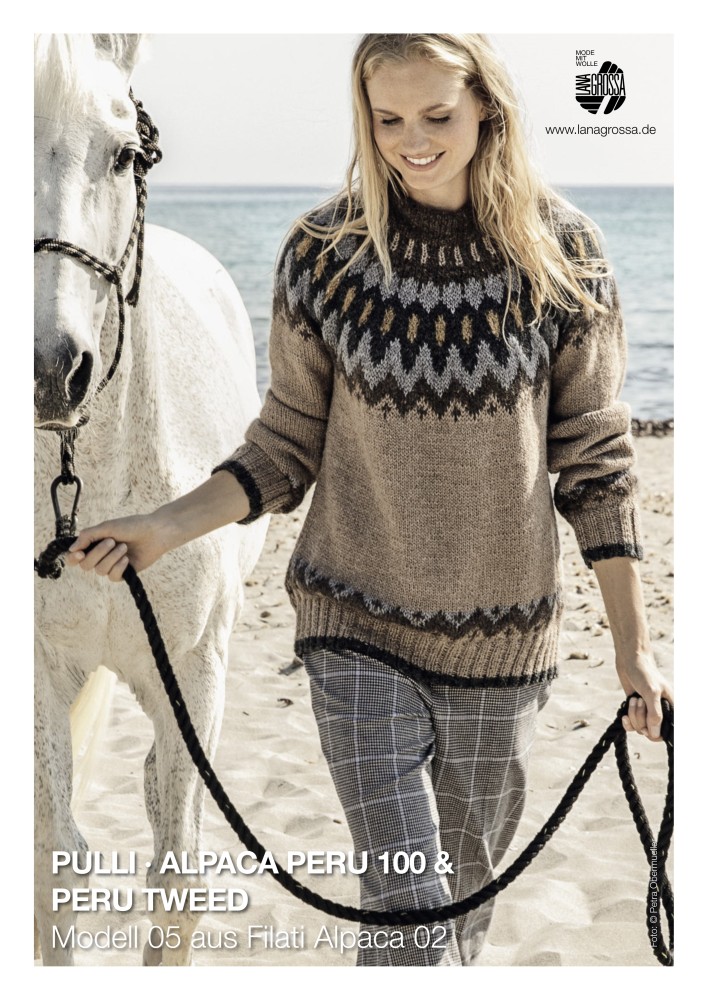 Pulli Alpaca Peru 100 & Peru Tweed