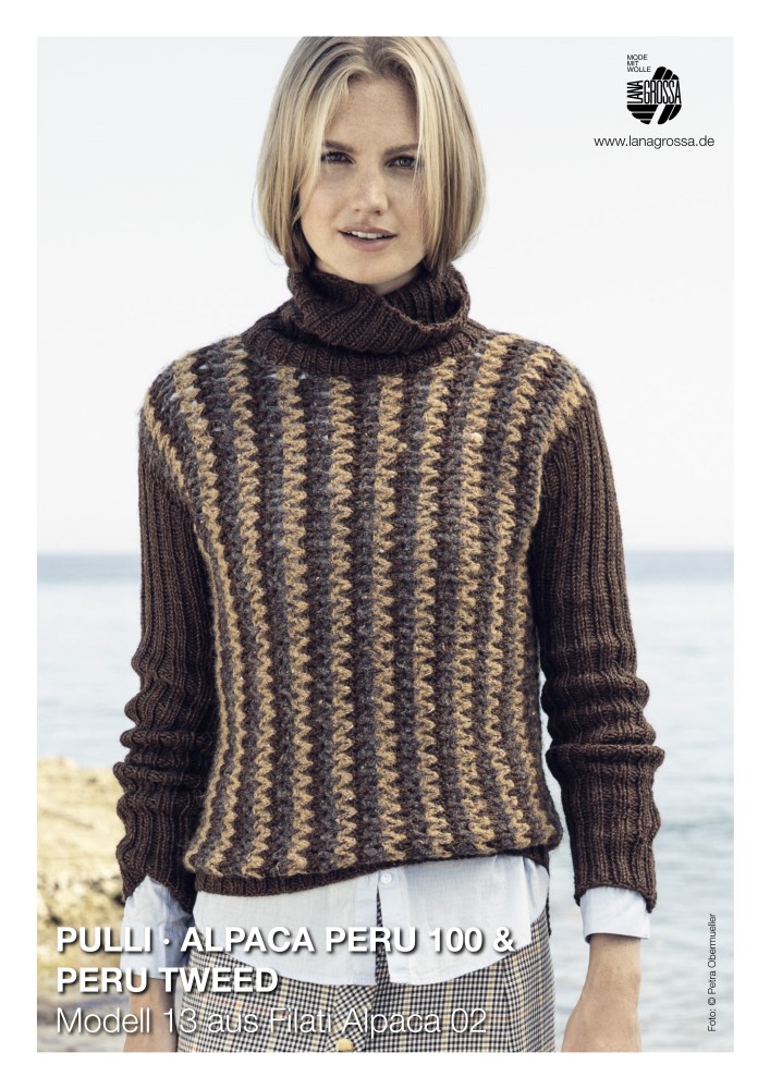 Pullover Modell 13 aus Filati Alpaca 02