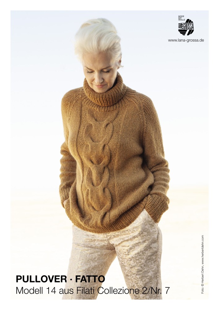 Pullover Fatto mit Zopfmuster