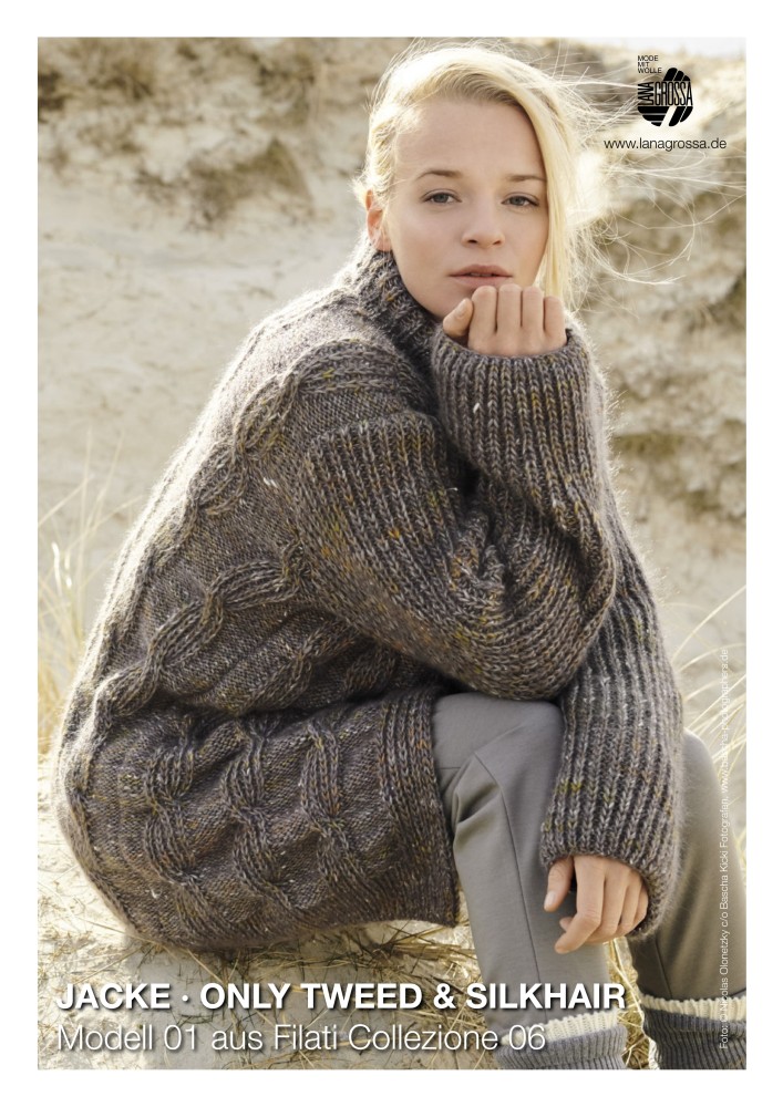 Jacke Only Tweed & Silkhair