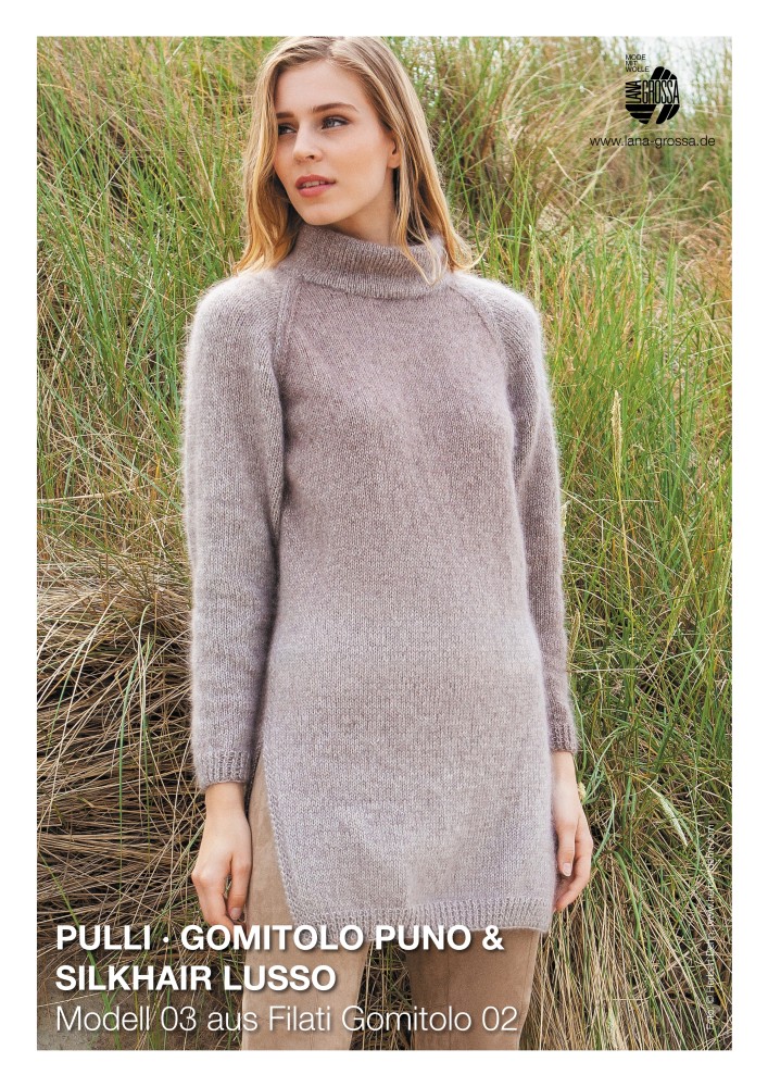Pullover Gomitolo Puno & Silkhair Lusso, Modell 03