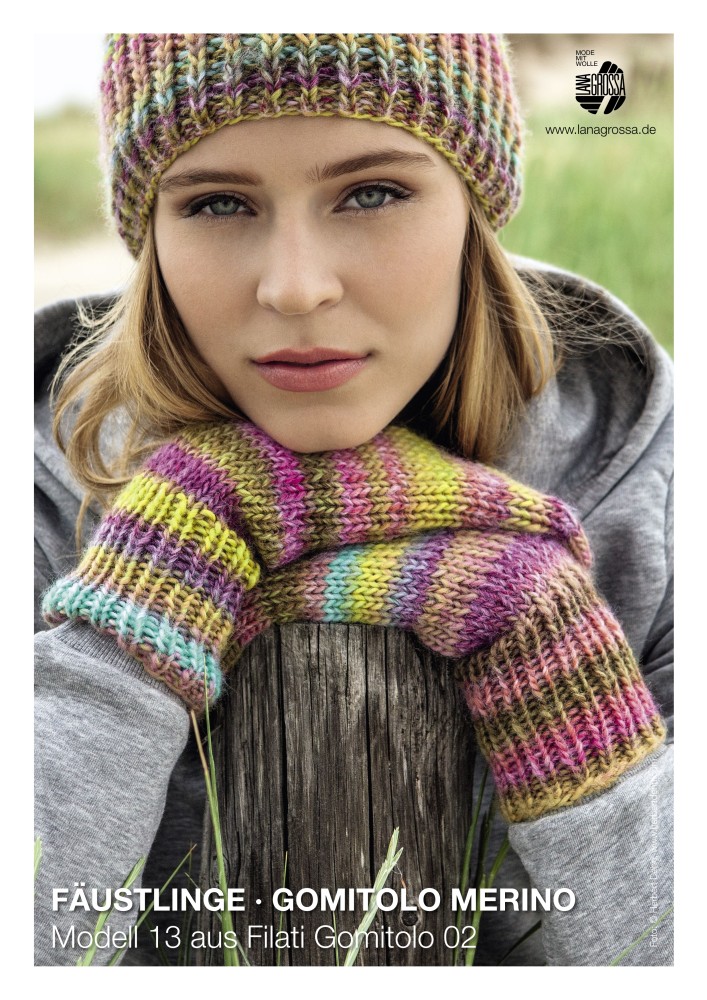 Fäustlinge aus Gomitolo Merino