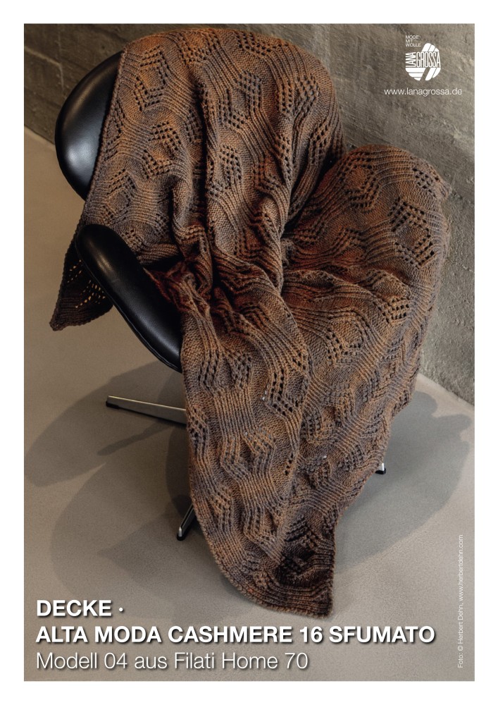 Decke Alta Moda Cashmere 16 Sfumato
