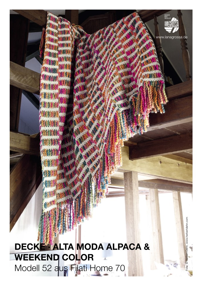Decke Alta Moda Alpaca & Weekend Color