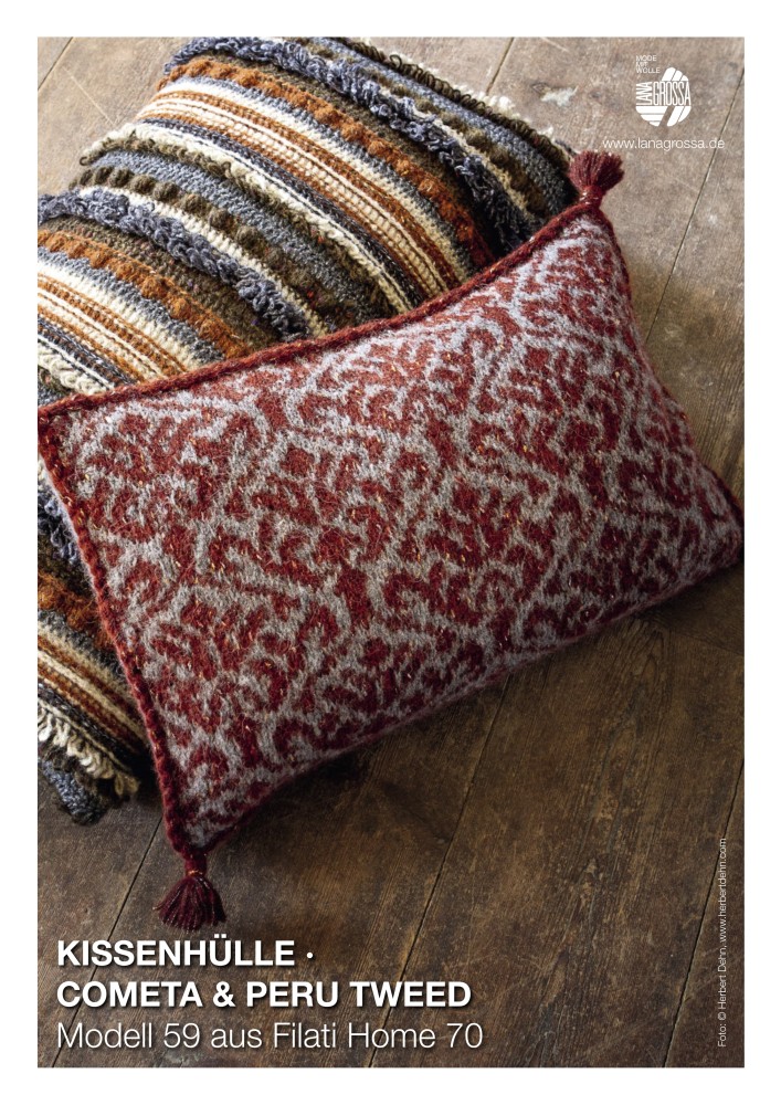 Kissenhülle Cometa & Peru Tweed