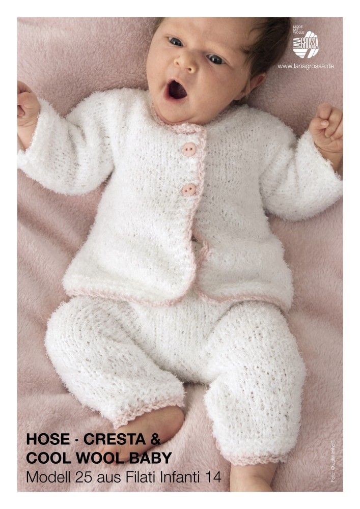 Babyhose mit Cresta und Cool Wool Baby