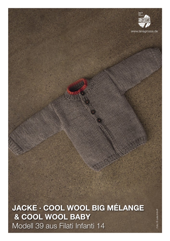 Jacke Cool Wool Big Mélange & Cool Wool Baby