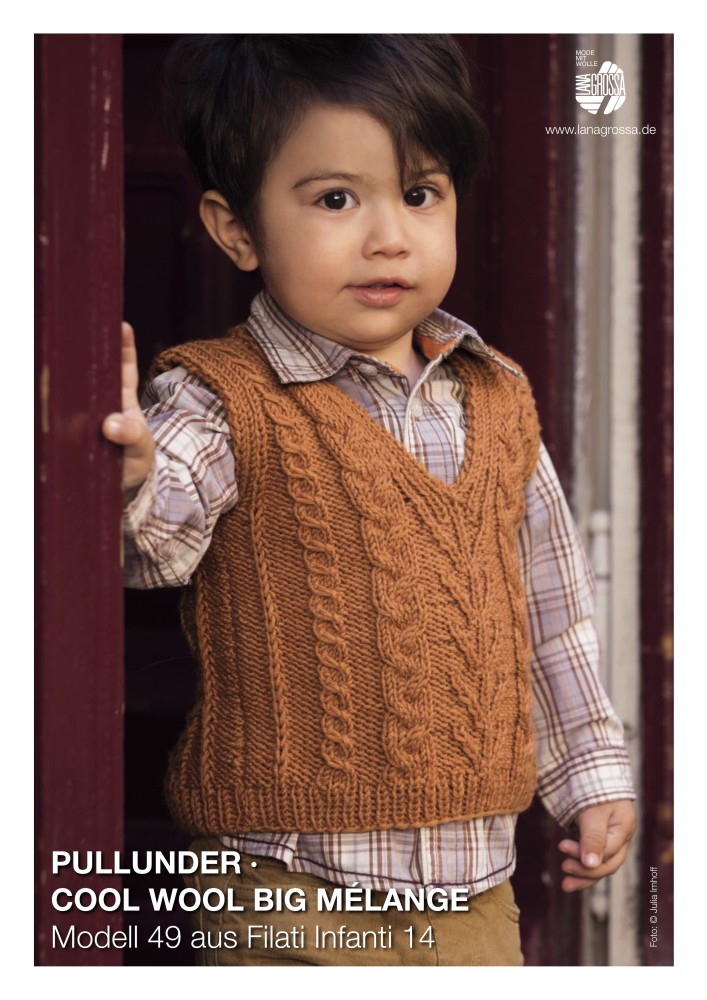 Pullunder Cool Wool Big Mélange Kinder
