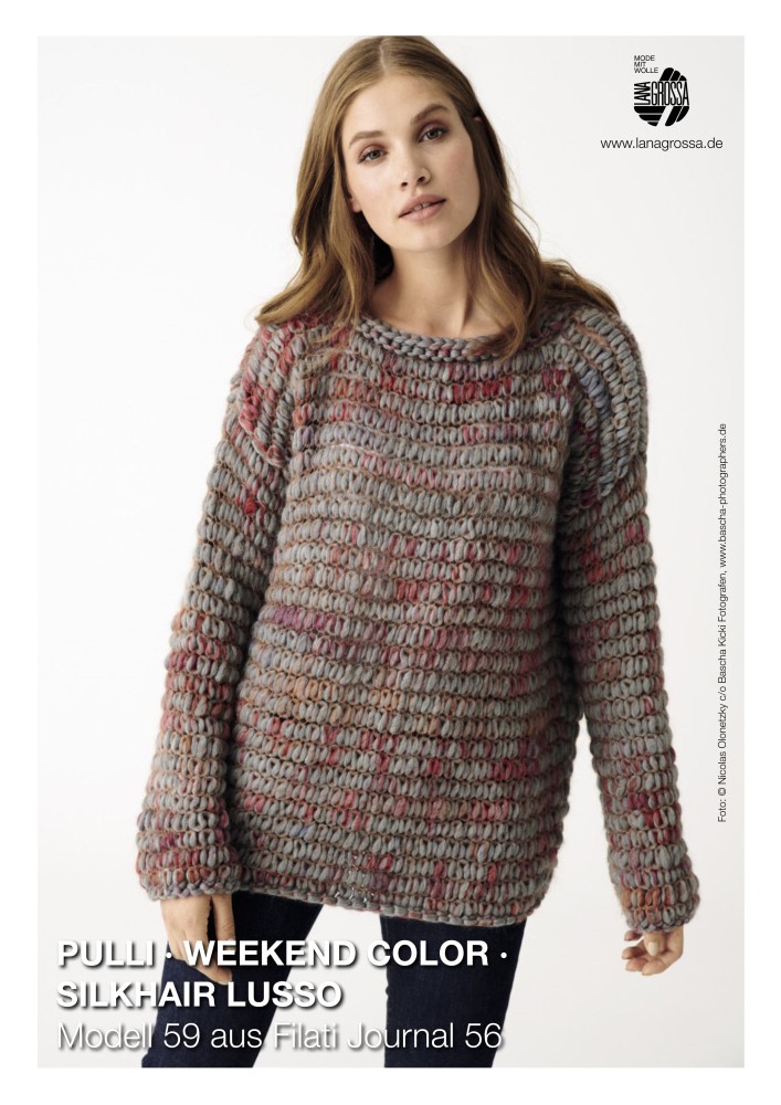 Pullover Weekend Color aus SilkHair Lusso