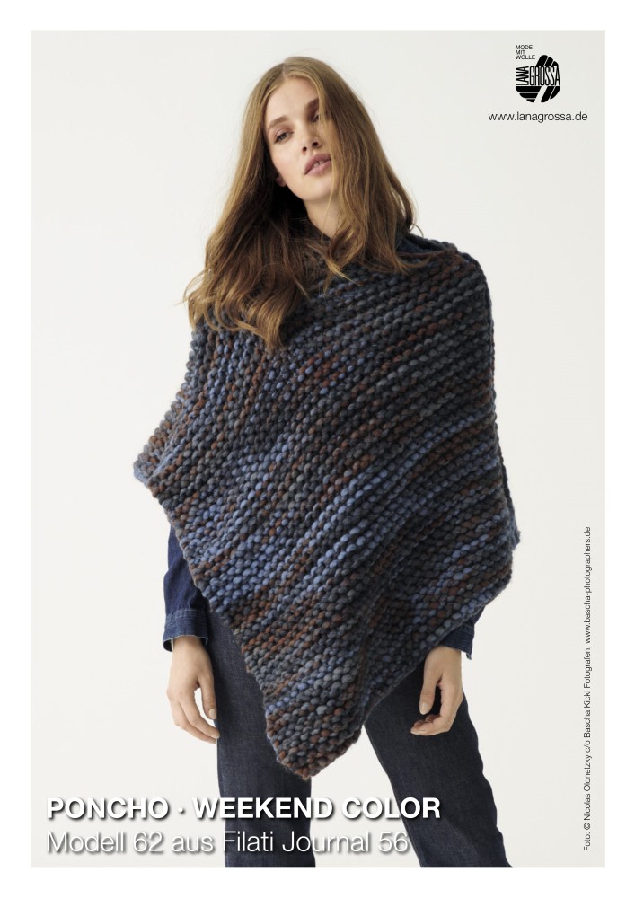 Poncho Weekend Color Modell 62