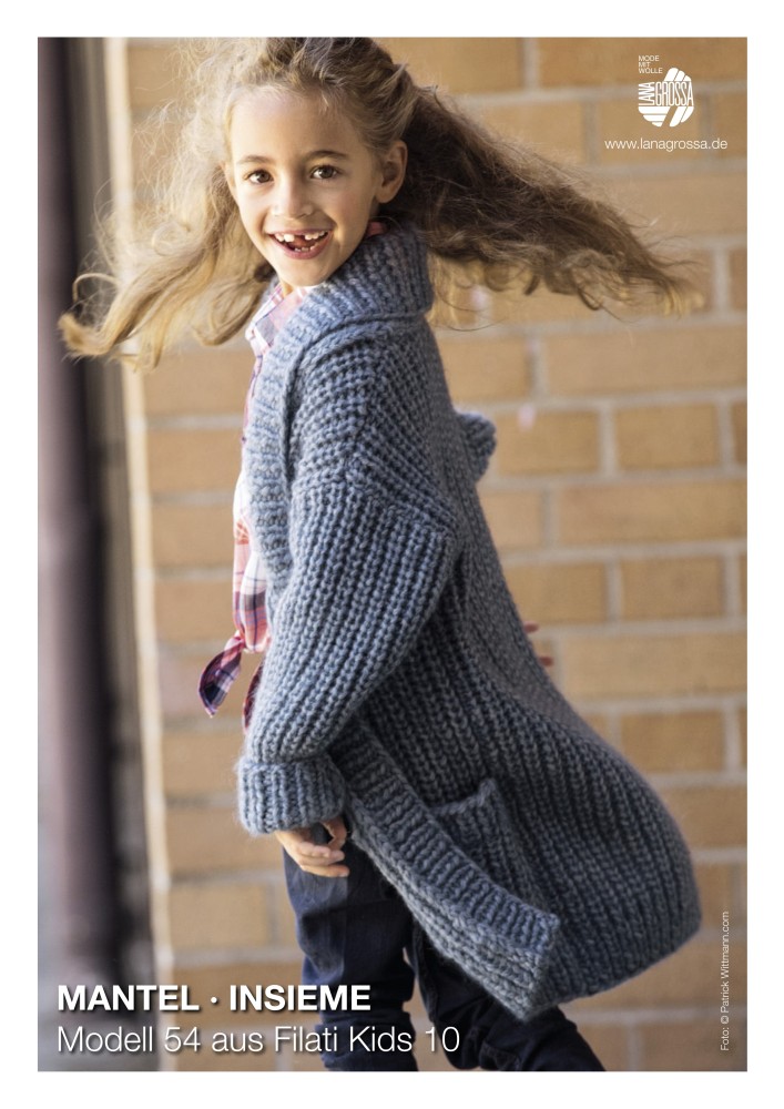 Mantel Insieme Modell 54 aus Filati Kids 10