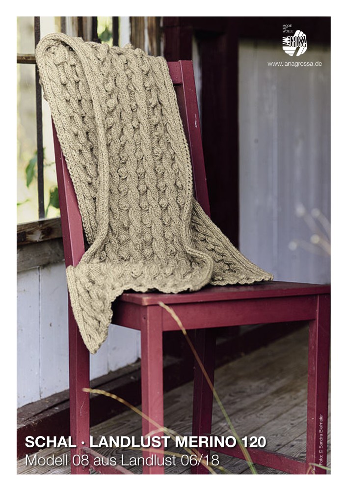 Schal Landlust Merino 120