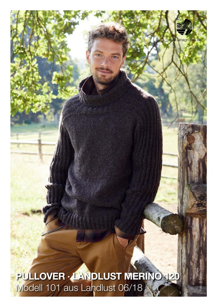 Pullover Landlust Merino 120 Modell 101