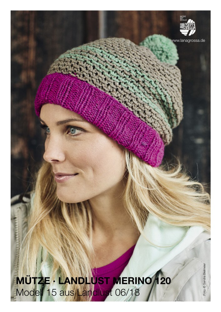 Mütze Landlust Merino 120