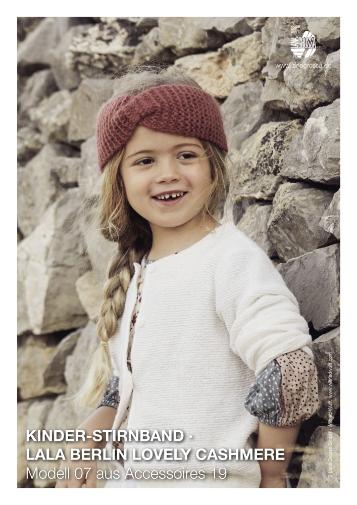 Kinder-Stirnband Lala Berlin Lovely Cashmere
