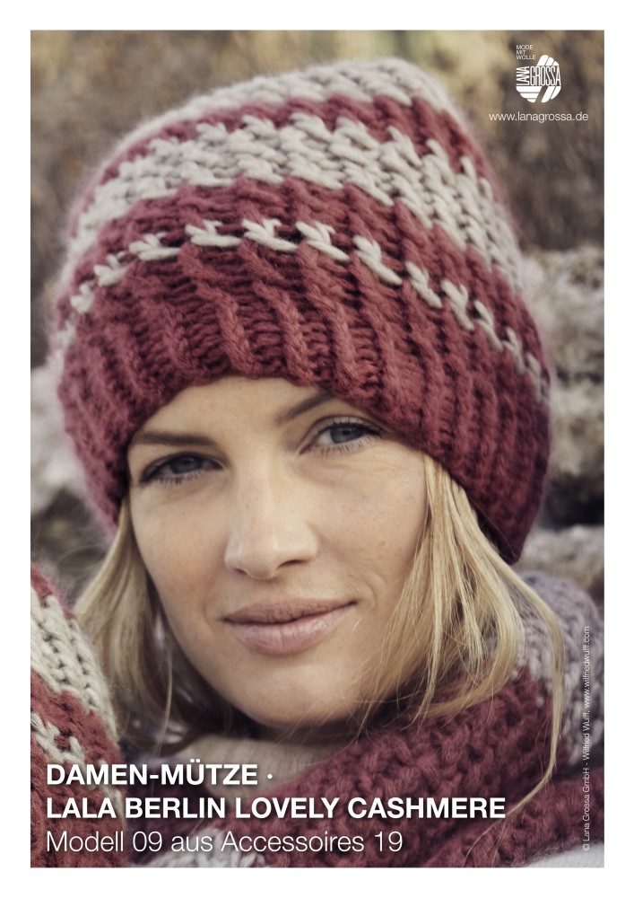 Damen-Mütze Lala Berlin Lovely Cashmere