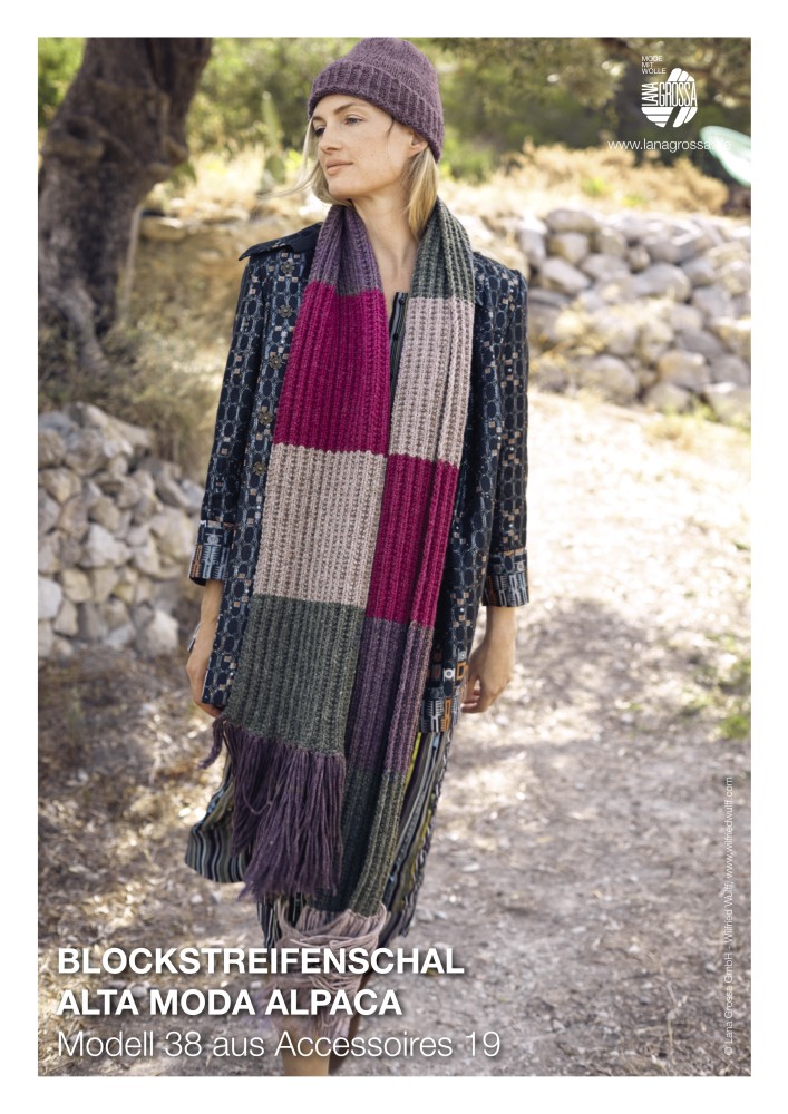 Blockstreifenschal Alta Moda Alpaca