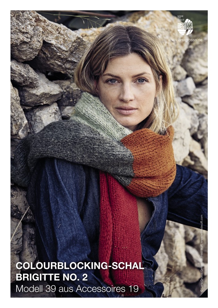 Colourblocking-Schal Brigitte No. 2