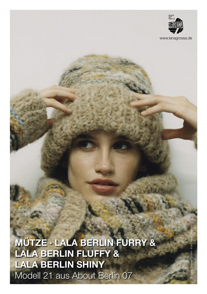 Mütze Lala Berlin Furry, Fluffy & Shiny