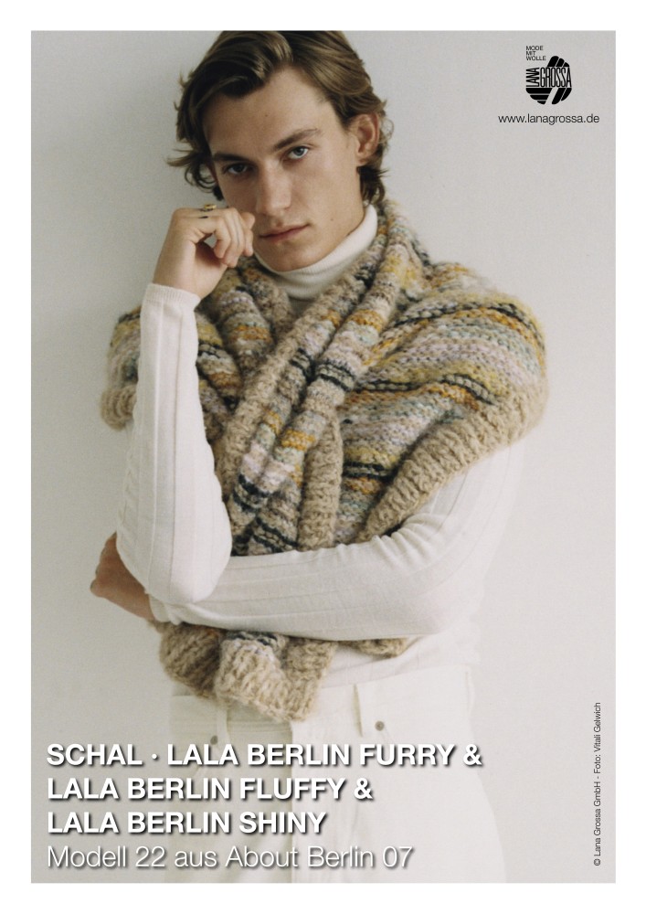 Schal Lala Berlin Furry, Fluffy & Shiny