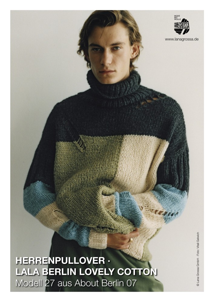 Herrenpullover Lala Berlin Lovely Cotton