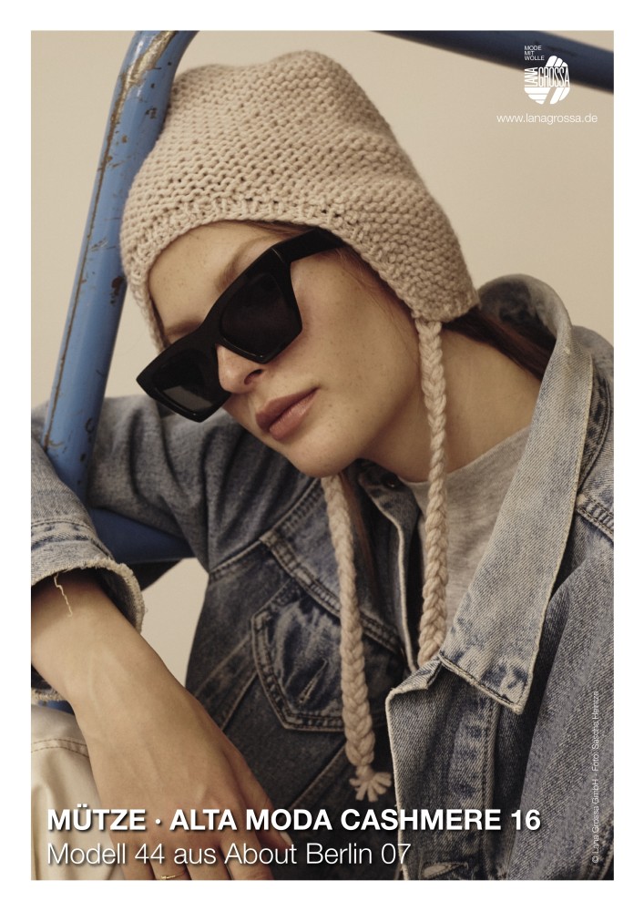 Mütze Alta Moda Cashmere 16 mit Ohrenklappen
