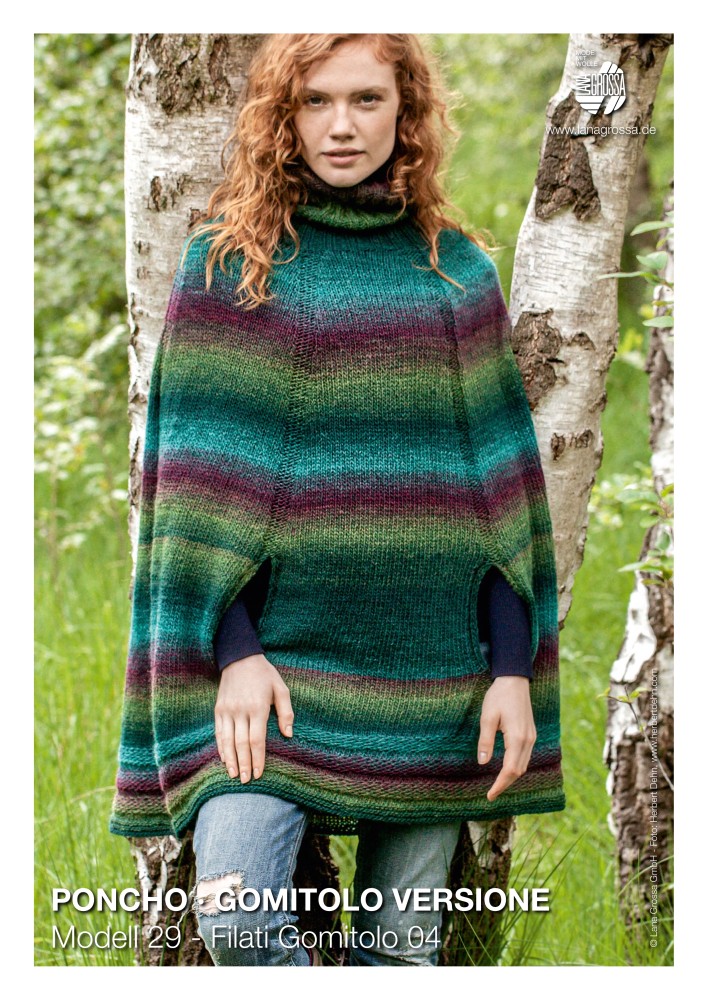 Poncho Gomitolo Versione