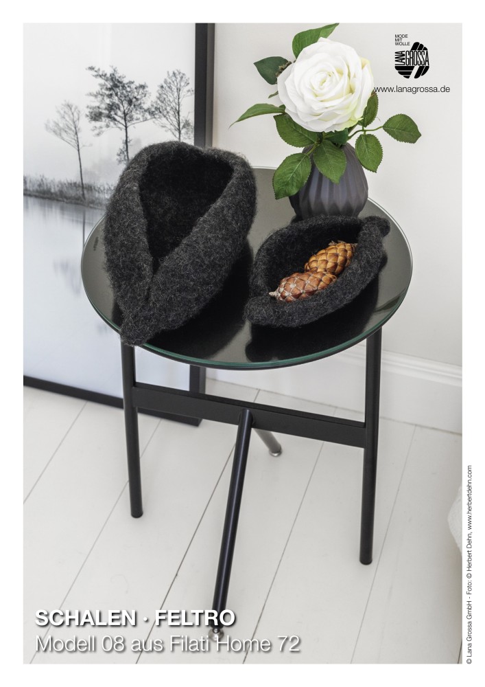 Gefilzte Schalen aus Lana Grossa Feltro