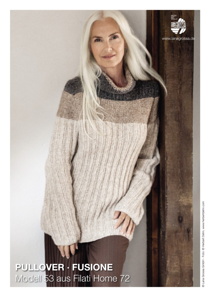 Pullover Fusione mit Rippenmuster