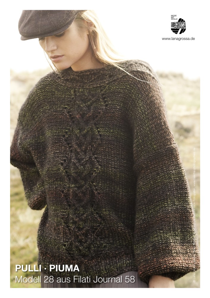 Pulli Piuma mit Aranmuster