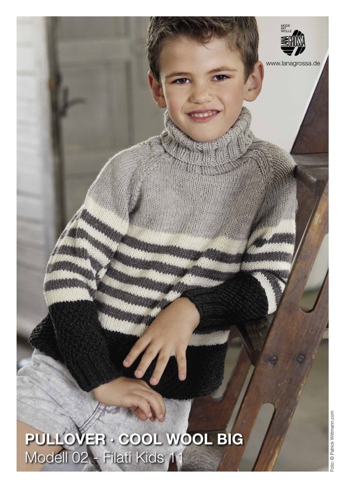 Pullover Cool Wool Big Modell 02 - Filati Kids 11