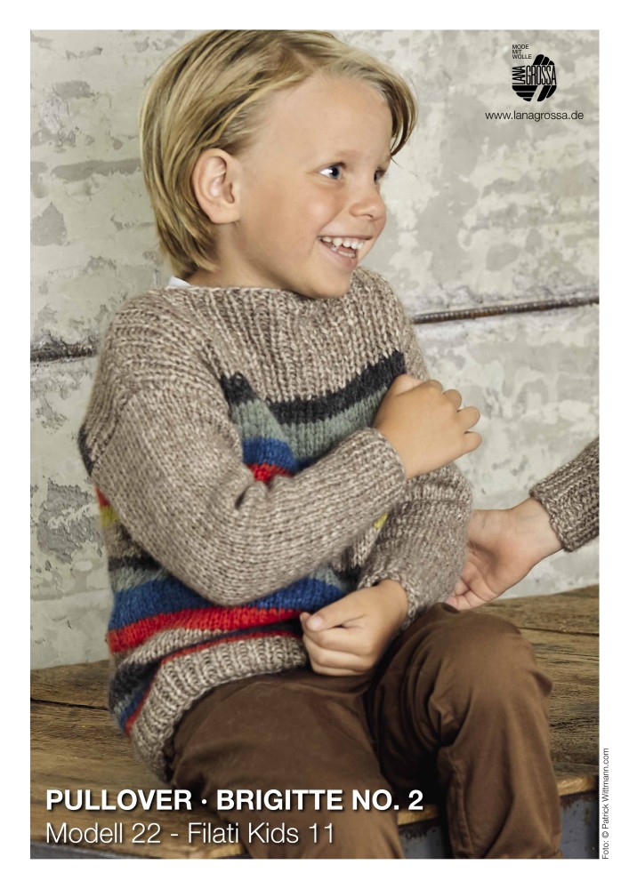 Pullover Brigitte No. 2 Modell 22 - Filati Kids 11