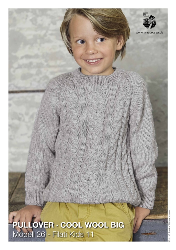 Pullover Cool Wool Big Modell 26 - Filati Kids 11